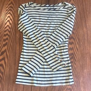 Wide Neck Gap long sleeve shirt